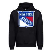 Black Ny rangers Urban Hoodie - linhVisuals