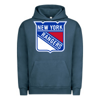 Pigment Midnight Navy Ny rangers Urban Hoodie - linhVisuals