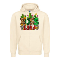 Sandshell boss lady with money and cactus Zipper Hoodie - AdoDesignShop
