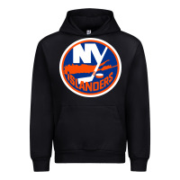 Black Ny islanders Urban Hoodie - linhVisuals