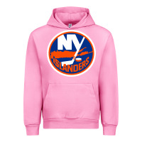 Fuchsia Pink Ny islanders Urban Hoodie - linhVisuals
