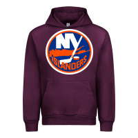 Mauve Wine Ny islanders Urban Hoodie - linhVisuals