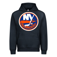 Navy Ny islanders Urban Hoodie - linhVisuals