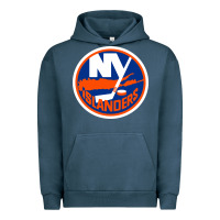 Pigment Midnight Navy Ny islanders Urban Hoodie - linhVisuals
