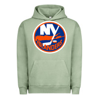 Pigment Oil Green Ny islanders Urban Hoodie - linhVisuals