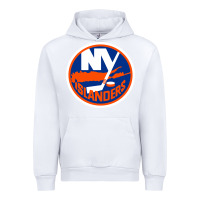 White Ny islanders Urban Hoodie - linhVisuals