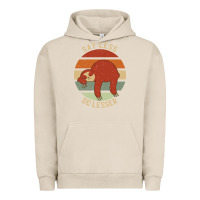 Pigment French Oak say less do lesser funny sloth Urban Hoodie - linhVisuals