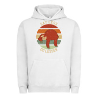 Pigment Lunar Rock say less do lesser funny sloth Urban Hoodie - linhVisuals