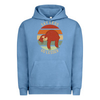 Pigment Pebble Blue say less do lesser funny sloth Urban Hoodie - linhVisuals