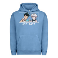 Pigment Pebble Blue gon killua Urban Hoodie - linhVisuals
