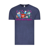 Vintage Denim Coffee Nurse Repeat Nurse Coffee Cups Vintage Tee - FaDigitalArtStudio