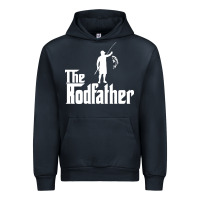 Navy Fishing The Rodfather Urban Hoodie - linhVisuals