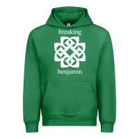 Emerald BREAKING BENJAMIN - BLACK AND WHITE Urban Hoodie - linhVisuals
