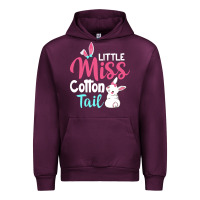 Mauve Wine little miss cottontail easter Urban Hoodie - linhVisuals