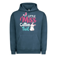 Pigment Midnight Navy little miss cottontail easter Urban Hoodie - linhVisuals