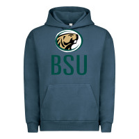 Pigment Midnight Navy bemidji state beavers, bsu, gear Urban Hoodie - linhVisuals