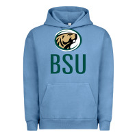 Pigment Pebble Blue bemidji state beavers, bsu, gear Urban Hoodie - linhVisuals