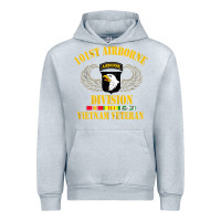 Heather Grey Airborne 101st division Urban Hoodie - linhVisuals