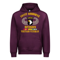Mauve Wine Airborne 101st division Urban Hoodie - linhVisuals