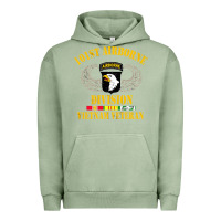 Pigment Oil Green Airborne 101st division Urban Hoodie - linhVisuals