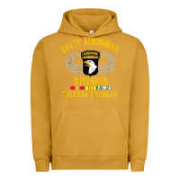 Pigment Peanut Butter Airborne 101st division Urban Hoodie - linhVisuals