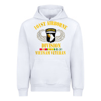 White Airborne 101st division Urban Hoodie - linhVisuals