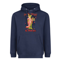 Navy im too much go find less boujee frog funny Heavyweight Hoodie - JahusDesignShop