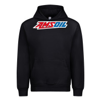 Black #amsoil Urban Hoodie - linhVisuals