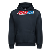 Navy #amsoil Urban Hoodie - linhVisuals