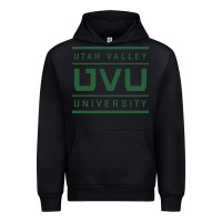 Black uvu, utah valley, education Urban Hoodie - linhVisuals