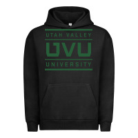 Pigment Black uvu, utah valley, education Urban Hoodie - linhVisuals