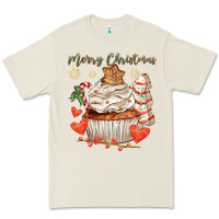Bone merry christmas cupcake Premium Tee - CowGirlArtShop