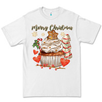 White merry christmas cupcake Premium Tee - CowGirlArtShop