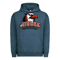 Pigment Midnight Navy trois rivières aigles Urban Hoodie - linhVisuals
