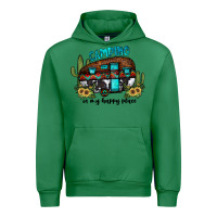 Emerald camping is my happy place2 Urban Hoodie - JahusDesignShop