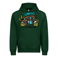 Forest Green camping is my happy place2 Urban Hoodie - JahusDesignShop