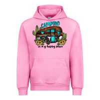 Fuchsia Pink camping is my happy place2 Urban Hoodie - JahusDesignShop