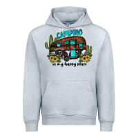 Heather Grey camping is my happy place2 Urban Hoodie - JahusDesignShop