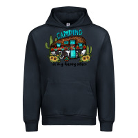 Navy camping is my happy place2 Urban Hoodie - JahusDesignShop