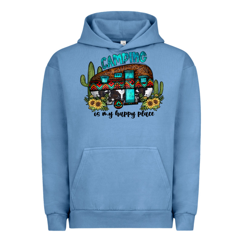 Camping Is My Happy Place2 Urban Hoodie by JahusDesignShop | Teevron