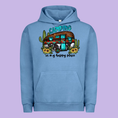 Camping Is My Happy Place2 Urban Hoodie Designed By Jahusdesignshop