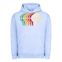 Pigment Grape Ice Retro Mask Doom Urban Hoodie - linhVisuals