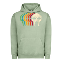Pigment Oil Green Retro Mask Doom Urban Hoodie - linhVisuals