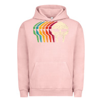 Pigment Salmon Retro Mask Doom Urban Hoodie - linhVisuals