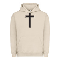 Pigment French Oak Cross Urban Hoodie - linhVisuals
