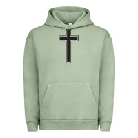 Pigment Oil Green Cross Urban Hoodie - linhVisuals