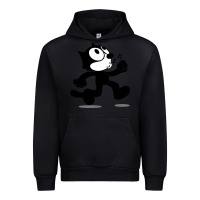 Black felix the black cat music Urban Hoodie - linhVisuals