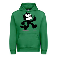 Emerald felix the black cat music Urban Hoodie - linhVisuals