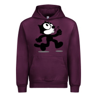 Mauve Wine felix the black cat music Urban Hoodie - linhVisuals
