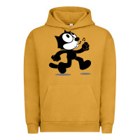Pigment Peanut Butter felix the black cat music Urban Hoodie - linhVisuals